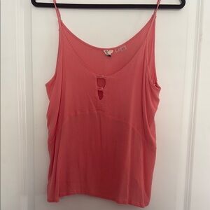 Women's Pink Sleeveless Top